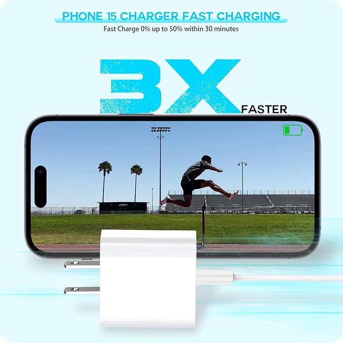 Fast Charger for iPhone 16 15, iPad Pro 12.9/11inch - Image 4