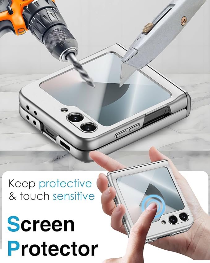 STORMTAL for Samsung Galaxy Z Flip 6 Case/Z Flip 7 FE Case, Hinge Protection - Image 5