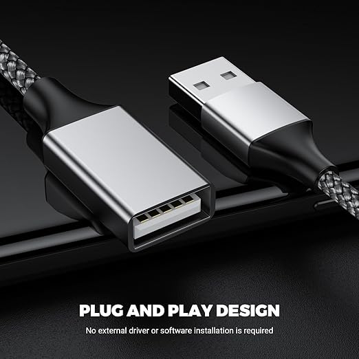 3.3FT USB A Male to 3 Female Extension Cable, USB Splitter 1 in 3 Out Support - Image 5