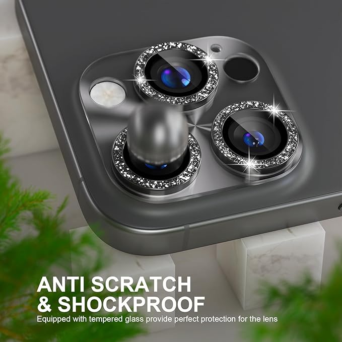 Choiche Compatible for iPhone 16 Pro/iPhone 16 Pro Max Camera Lens Protector - Image 3