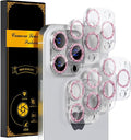 beuxece for 6 Pack iPhone 16 Pro/iPhone 16 Pro Max Camera Lens Protector 9H by Beuxece