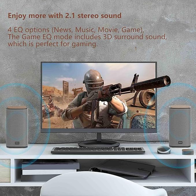 KEiiD 2.1 Bluetooth Computer Speakers - Image 4
