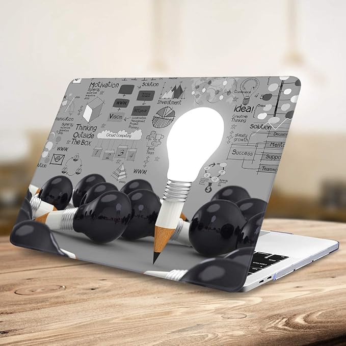CISSOOK Creative Bulb Case for MacBook Pro 13 Inch 2025-2020 Release A2338 - Image 9
