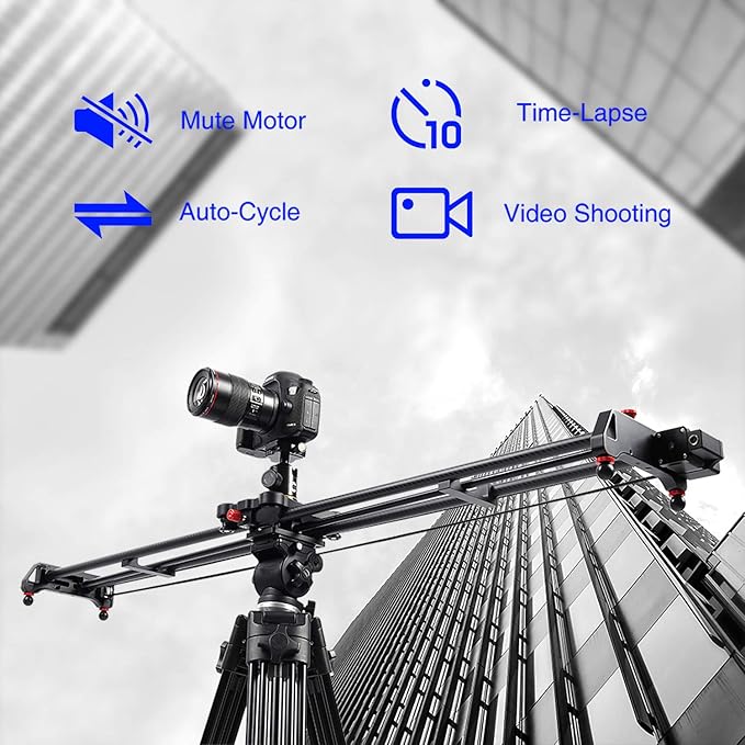 GVM Great Video Maker Camera Motorized Slider, Automatic Round Trip, Time Lapse - Image 11