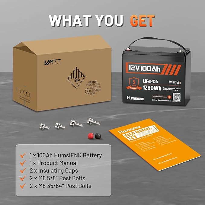 12V 100Ah LiFePO4 Lithium Battery Bluetooth - Image 8