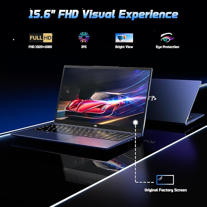 NIMO 15.6" FHD IPS Laptop, Intel N150, 16GB RAM 1TB SSD, Backlit Keyboard - Image 5