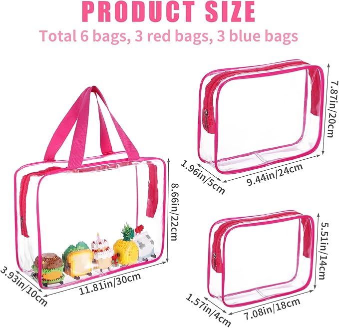 6 PCS Waterproof Toy Storage Bags - Image 2