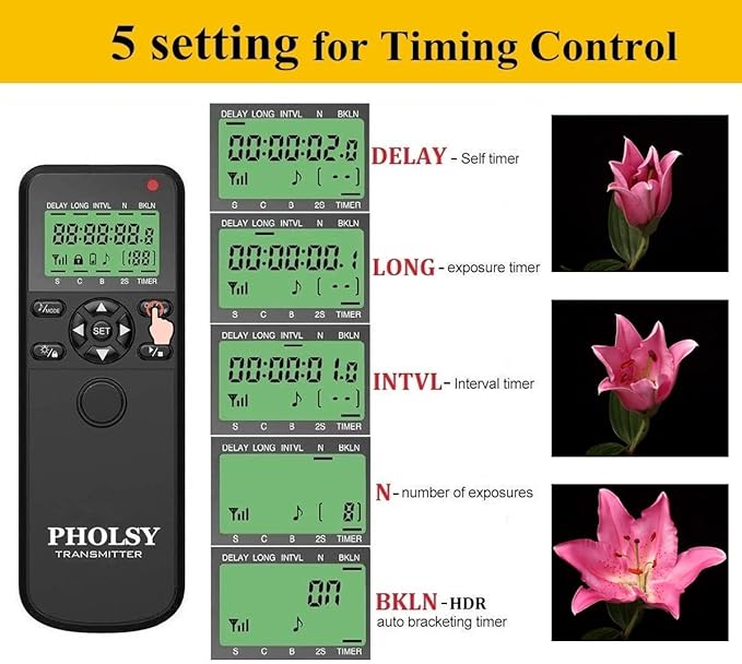 PHOLSY Camera Timer Remote Control - Image 3