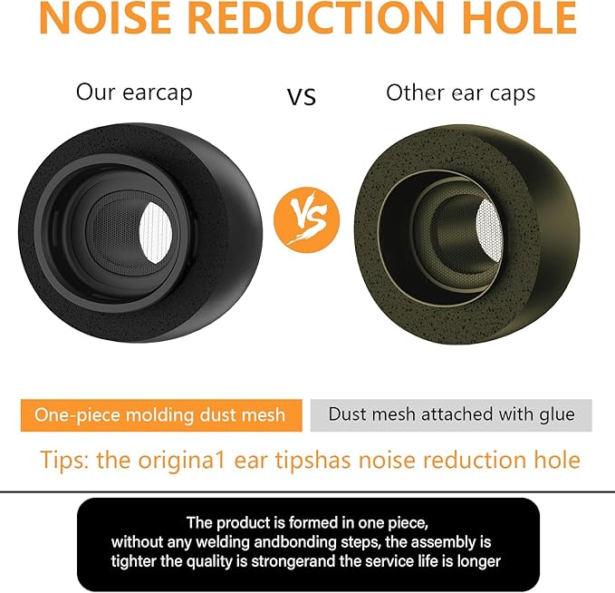 Compatible with AirPods Pro 2nd/1st Generation Memory Foam Replacement Ear Tips - Image 5