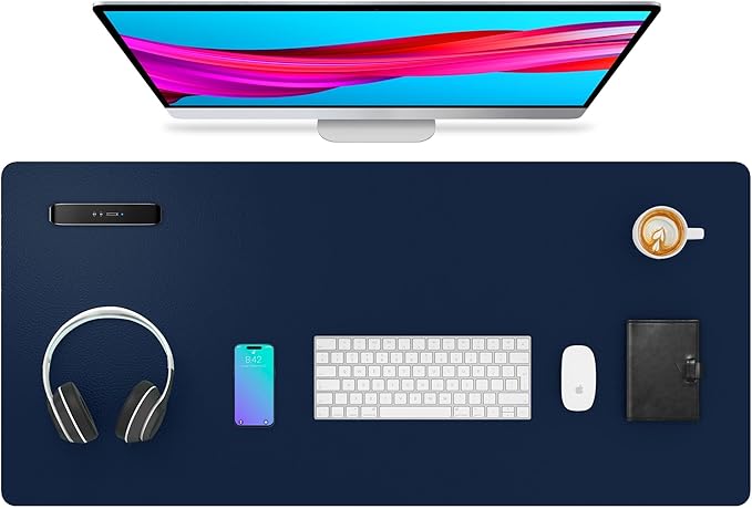 Aothia Leather Desk Pad Protector, Mouse Pad & Office Mat by Aothia