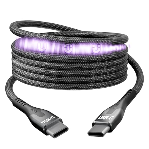 Statik MagStack Pro USB C to USB C Cable, Magnetic Type C Charger Fast Charging by Statik