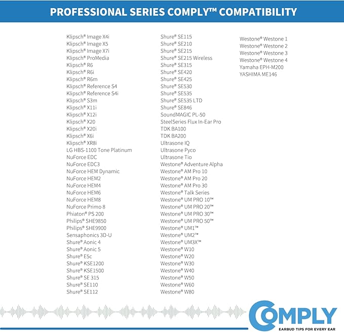 Comply P-Series | Memory Foam Replacement Ear Tips Designed - Image 5