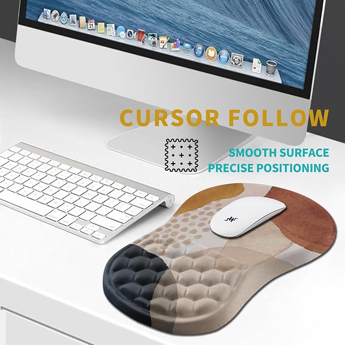Hokafenle Ergonomic Mouse Pad Wrist Support, Wrist Rest Mousepad - Image 6