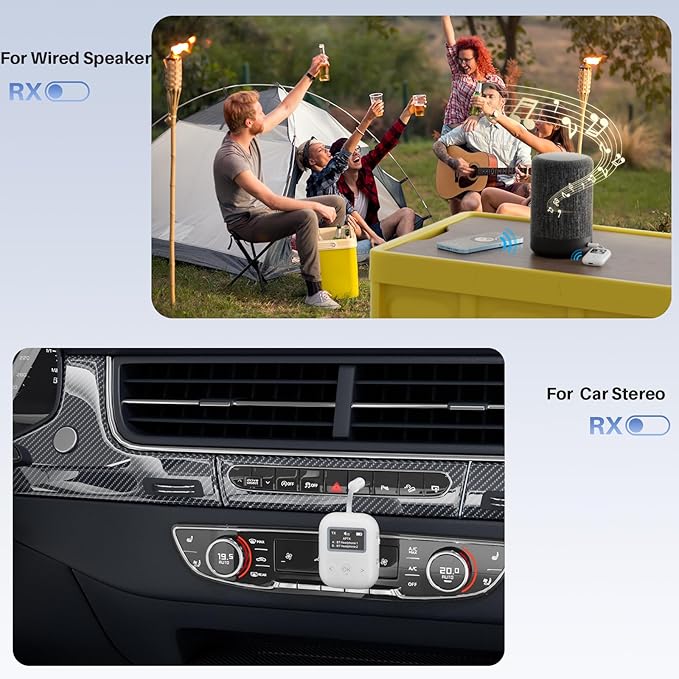 1Mii SafeFly Min+ Bluetooth Transmitter and Receiver, Supports to 2 - Image 4