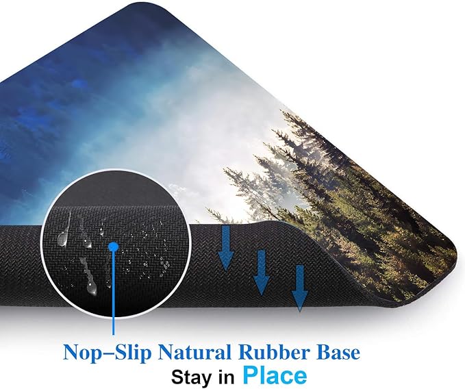 Natural Misty Forest Mouse Pads - Image 4