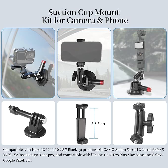 FIFIELD 3inch Suction Cup Camera Mount - Image 3
