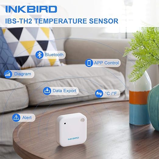 Inkbird Smart Thermometer, Freezer Wireless Thermometer Bluetooth Temperature - Image 5