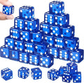 36 Piece 19 mm Casino Style Craps Dice Sets Acrylic and Translucent D6 Dice by Seenelling