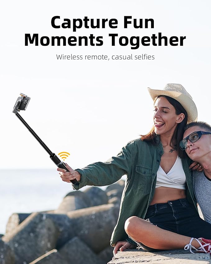 TODI 63" Cell Phone Selfie Stick Tripod, Portable Tripod - Image 3