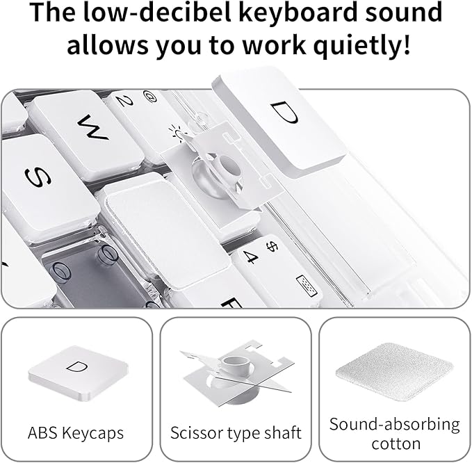 Keyboard Case for 12.9 inch iPad Pro 6/5/4/3rd Gen & 13 inch iPad Air Wireless - Image 9