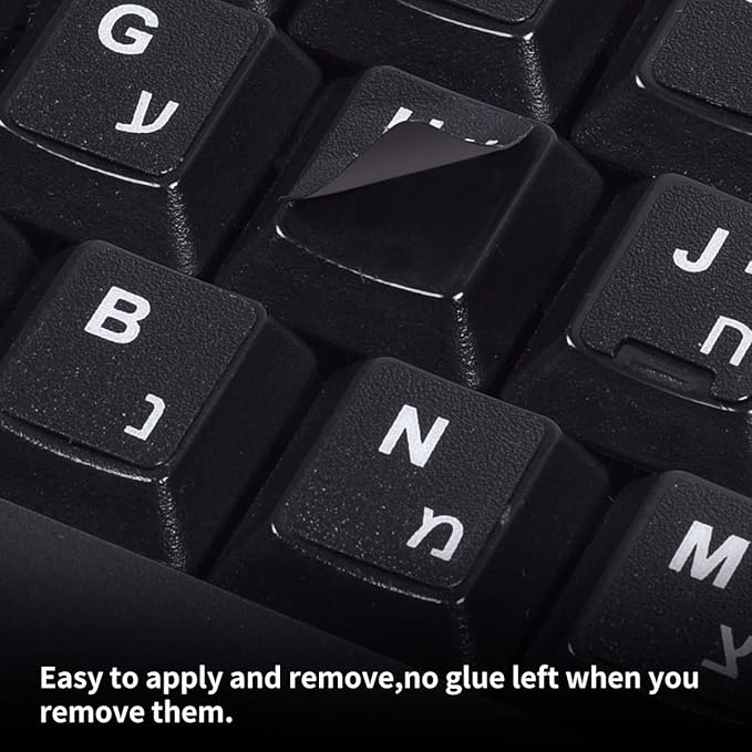 French Keyboard Stickers, Matte Vinyl Keyboard Sticker - Image 3