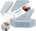Mollywell Hexagon Acoustic Panels, High Density, Soundproofing, Decorative by Mollywell