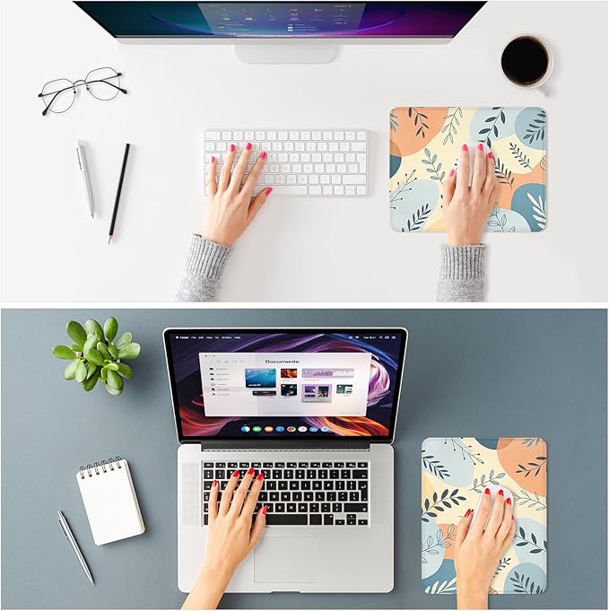 ITNRSIIET Mouse Pad Non-Slip Rubber Base Smooth Surface Stitched Edges - Image 2