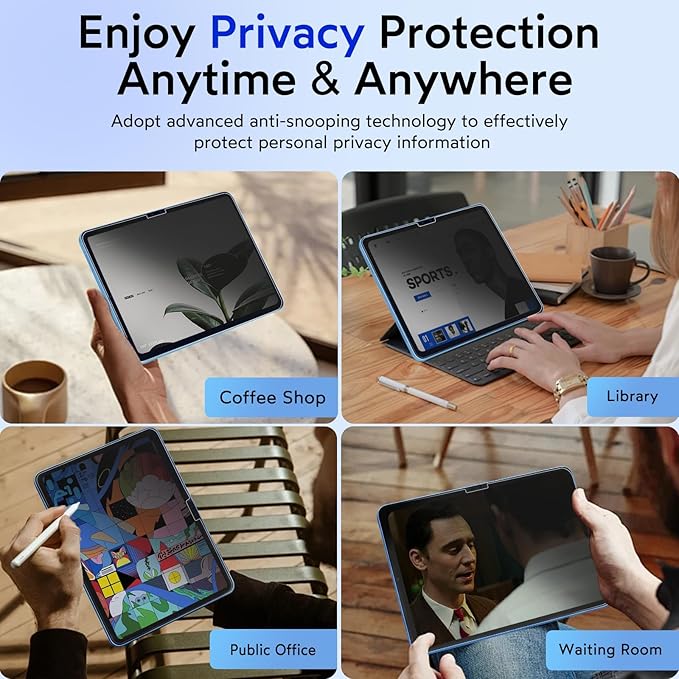 MOBDIK 1 Pack Privacy Screen Protector Compatible - Image 5