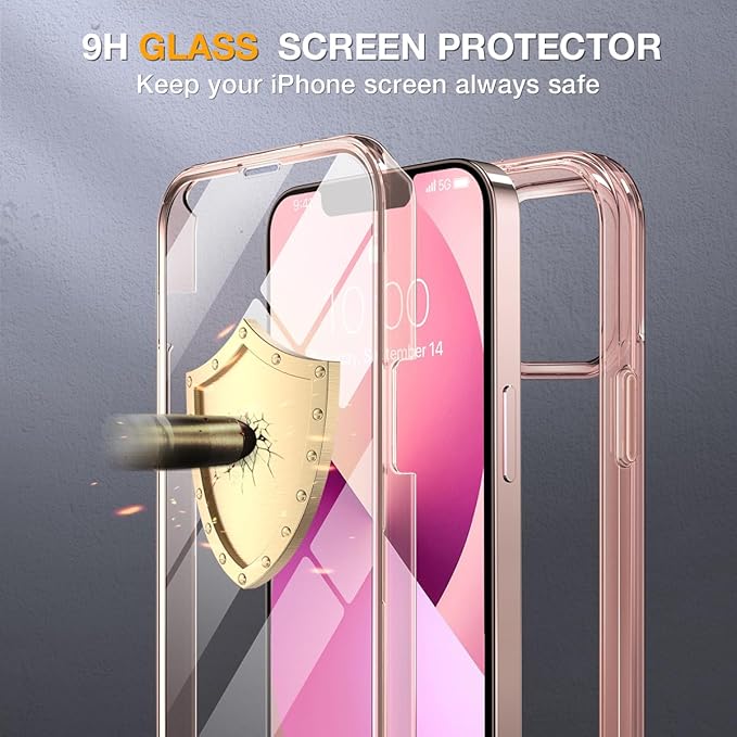 Miracase for iPhone 13 Case 6.1'', Full-Body Bumper Phone case - Image 2