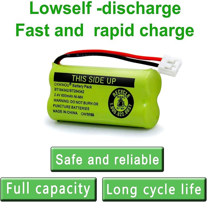 2.4v BT184342 BT284342 BT18433 BT28433 BT183348 BT283348 BT-1011 Replacement - Image 5