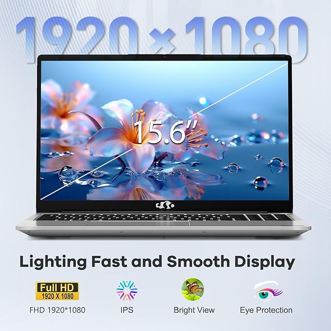 NIMO 15.6" IPS FHD-Gaming-Laptop, AMD Ryzen 5 6600H 6-Cores 660M GPU 16GB DDR5 - Image 5