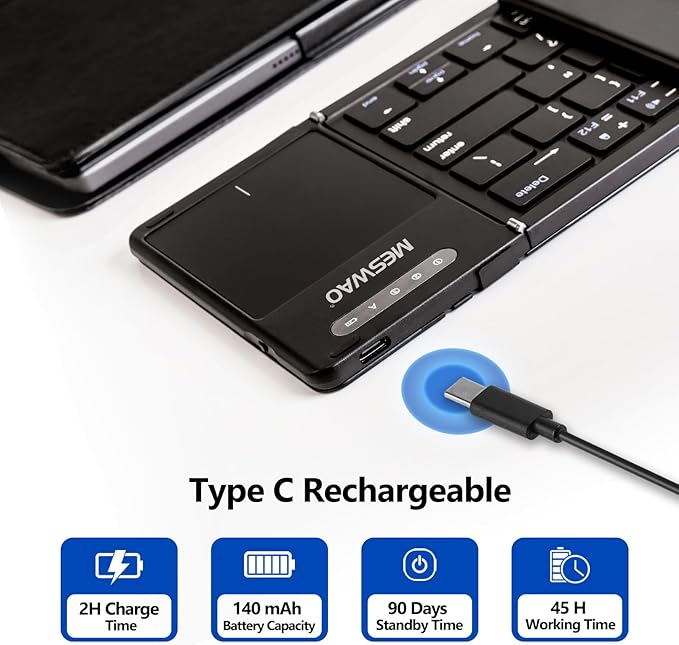 Foldable Bluetooth Keyboard - Image 6
