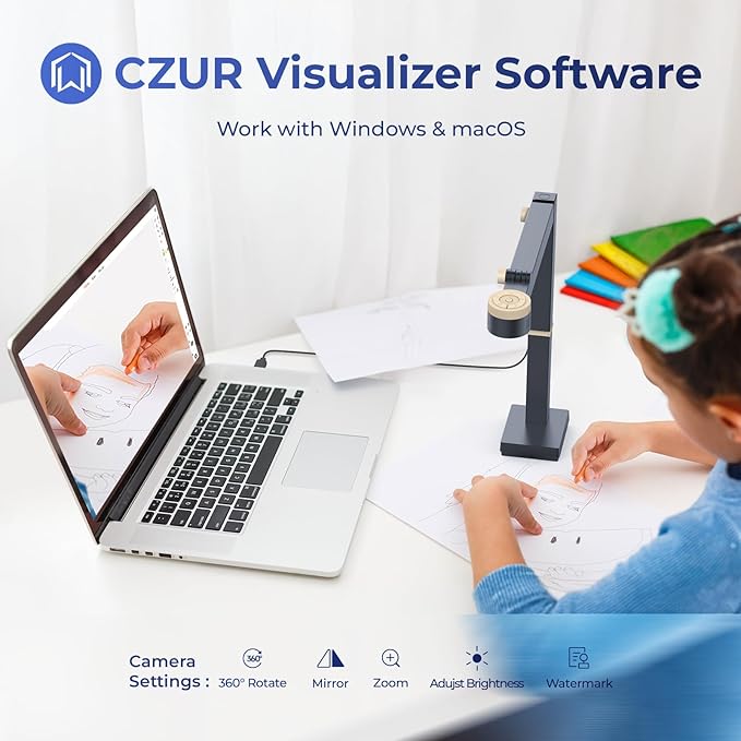 CZUR Fancy S Pro 12MP USB Document Camera - Image 6