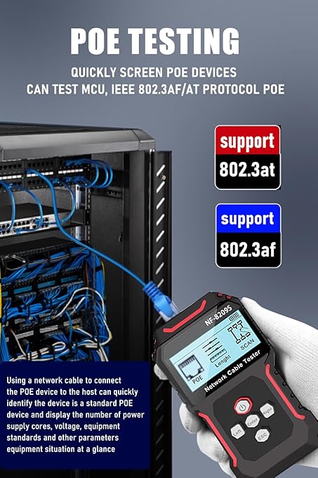 NF-8209S Network Cable Tester, RJ45 Ethernet Tester - Image 3