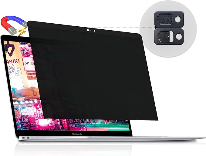 Magnetic Privacy Screen for Macbook Air 13 Inch / Macbook Pro 13 in, Removable by peslv