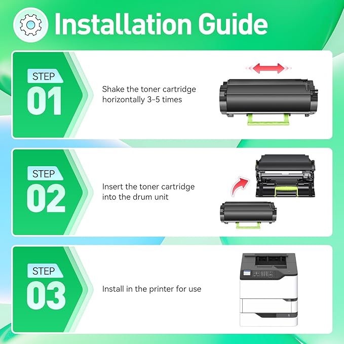 58D0Z00 Imaging Unit Not Toner Black 1-Pack Replacement - Image 4