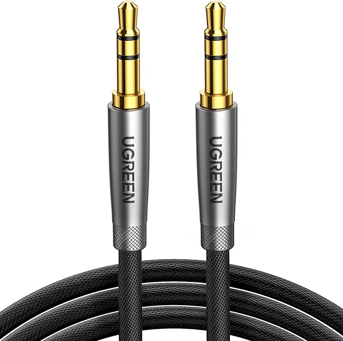 UGREEN 3.5mm Audio Cable Nylon Braided Aux Cord Male to Male Stereo Hi-Fi Sound by UGREEN