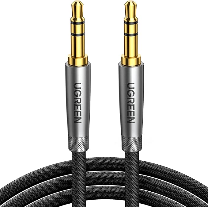 UGREEN 3.5mm Audio Cable Nylon Braided Aux Cord Male to Male Stereo Hi-Fi Sound by UGREEN
