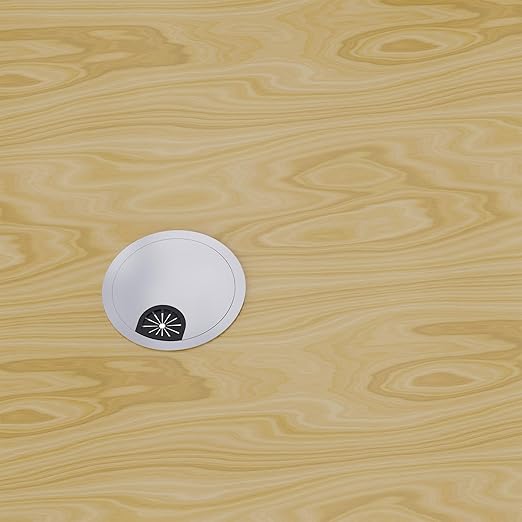 Desk Grommet 2-3/8 Inch 60mm, Zinc Alloy Computer Desk Wire Hole Cover - Image 5