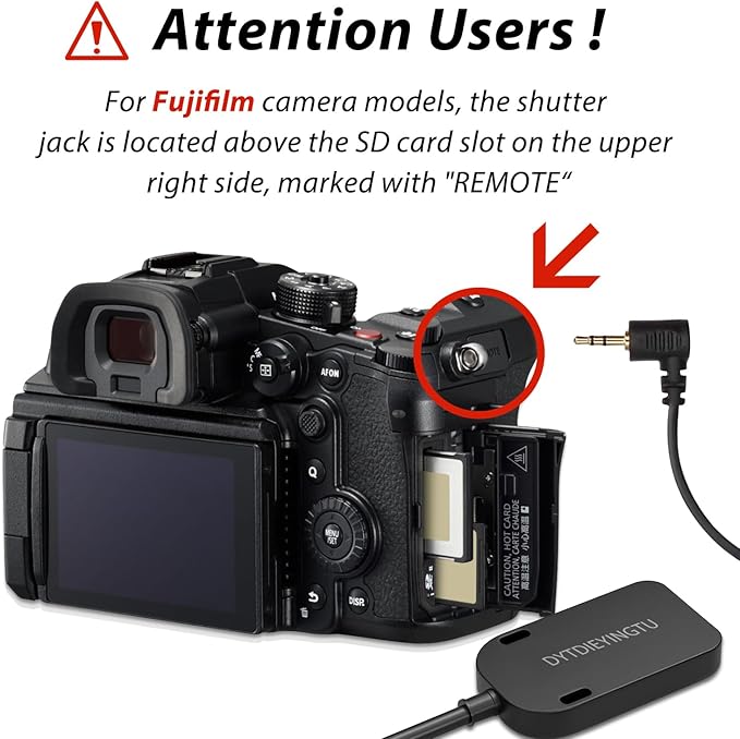 RS-60E3/RR100 for Canon/Fuji Remote Camera Cable Small Shutter Release Control - Image 4