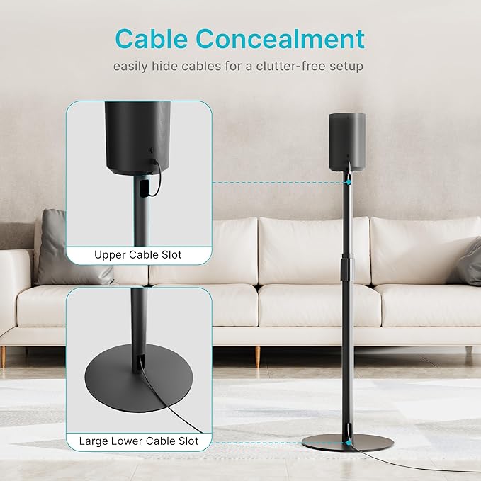Speaker Stand Compatible with SONOS Era 300 and Era 100, Height Adjustable up - Image 4
