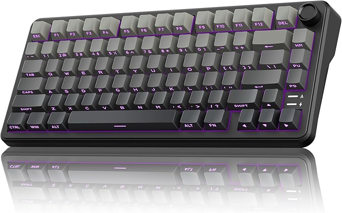 RedThunder K75 Wireless Mechanical Gaming Keyboard, 75% Hot Swappable Creamy by RedThunder