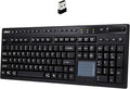 ADESSO Wireless Keyboard with Touchpad 104 Key Full Size USB Dongle Receiver by ADESSO