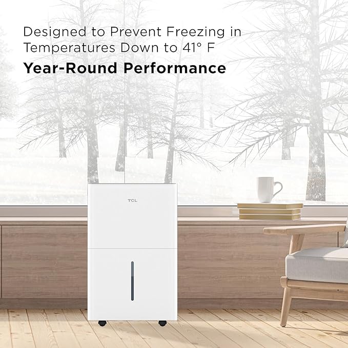 TCL 4500 Sq. Ft. 50-Pint Smart Dehumidifier, Energy Star 2024, Including - Image 8