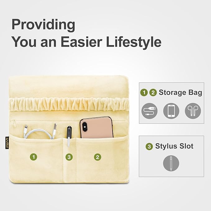 MOSISO Tablet Pillow Stand, Soft Tablet Holder - Image 3