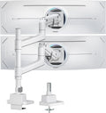monTEK Dual Monitor Arm for up to 57" and 59.4 lbs Ultrawide Screen, Aluminum by monTEK