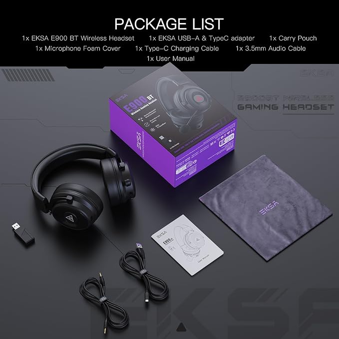 EKSA USB Gaming Headset for PC - Image 9