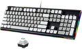 Wired Full Size Mechanical Keyboard, Aluminum Housing Built by HEXGEARS
