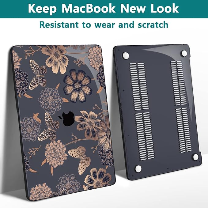 Teryeefi for MacBook Air 13 inch Case 2021 2020 2019 2018 Release, Plastic Hard - Image 5
