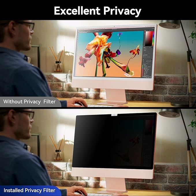 Privacy Screen for iMac 27 Inch Studio Display Desktop Computer Monitor - Image 2